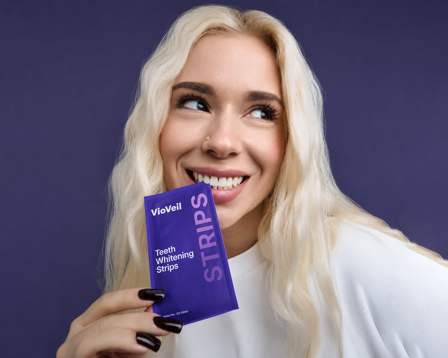 VioVeil Purple Whitening Strips