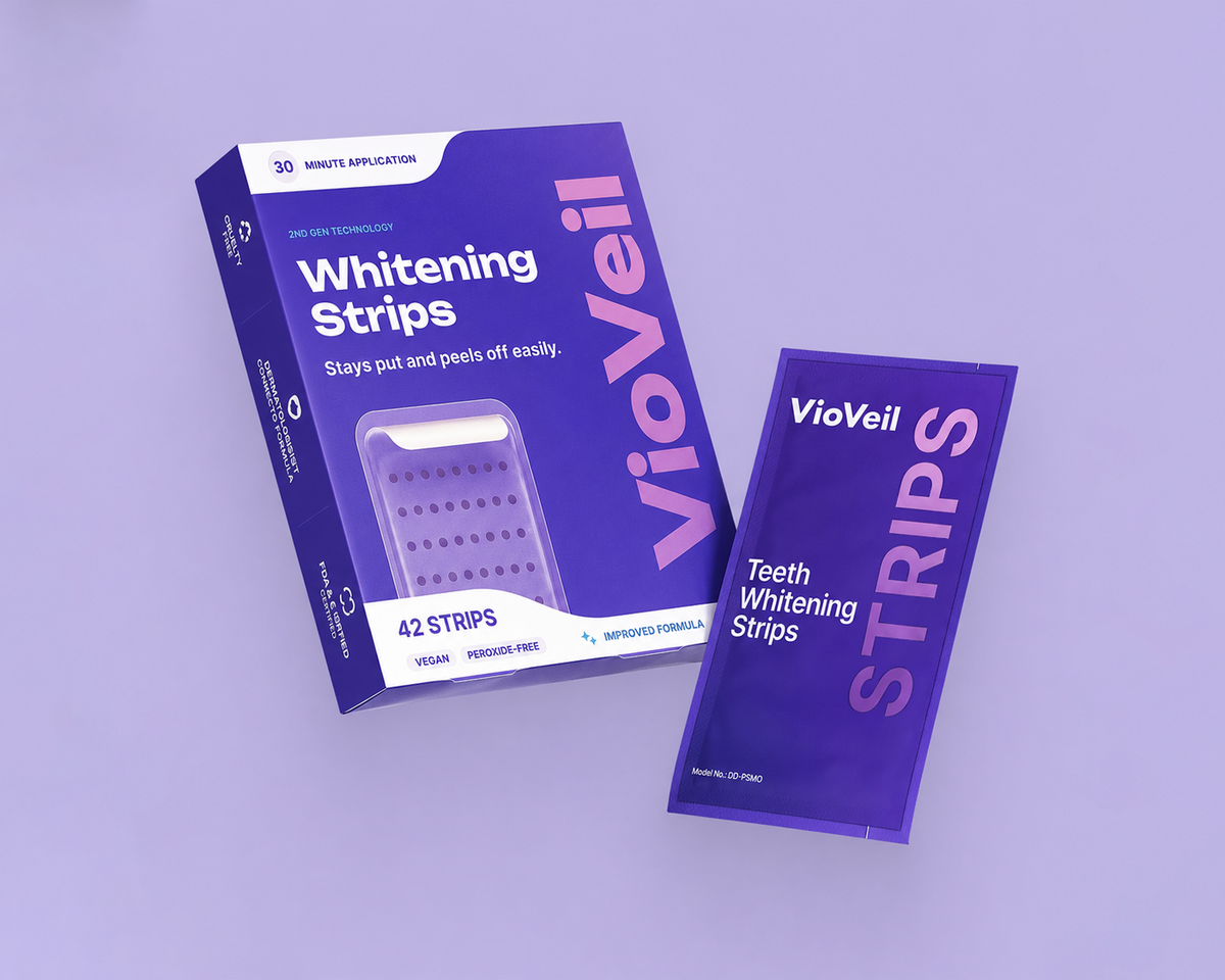 VioVeil Purple Whitening Strips