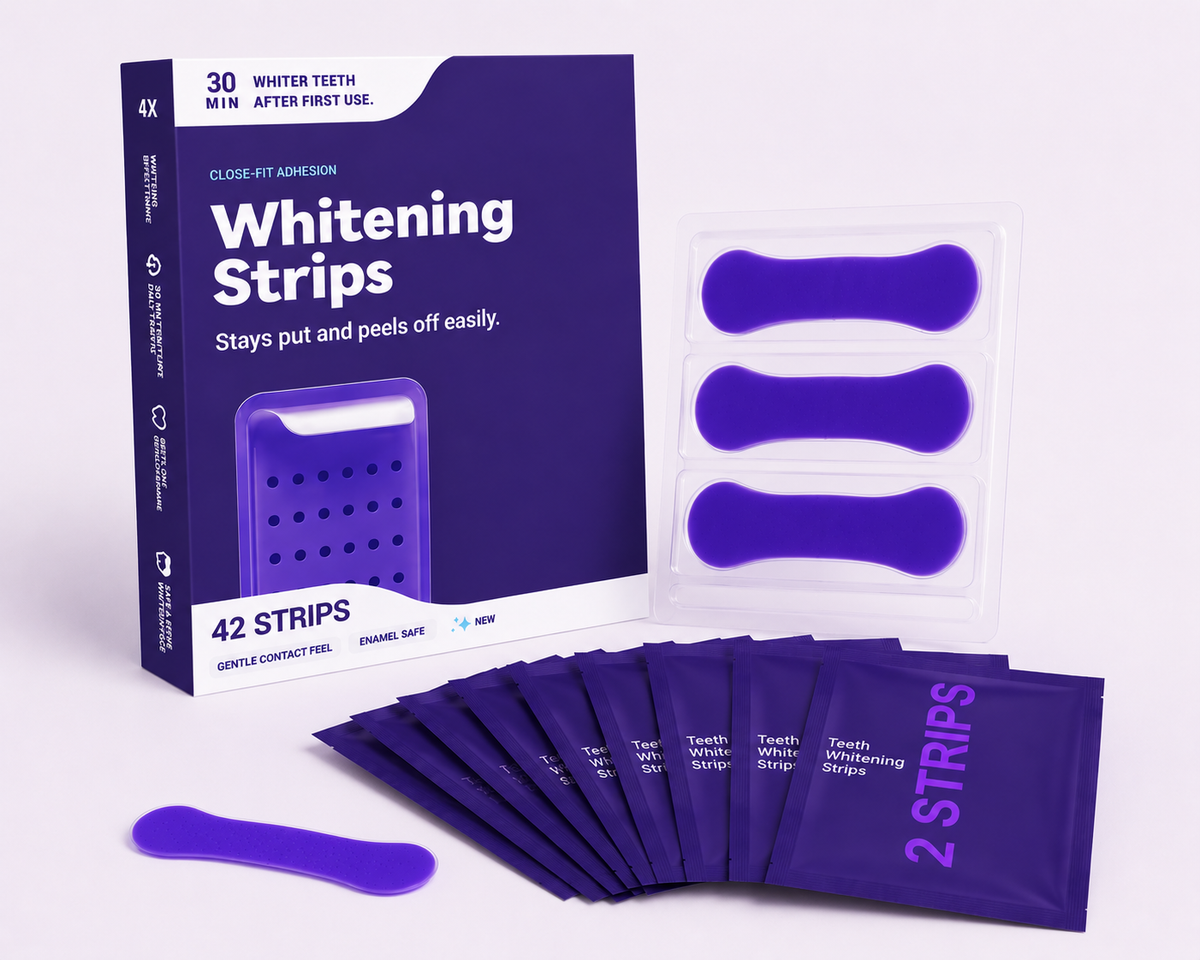 VioVeil Purple Whitening Strips